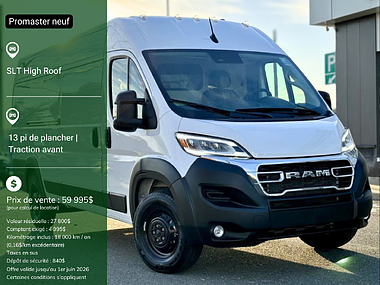 2025 RAM ProMaster 3500